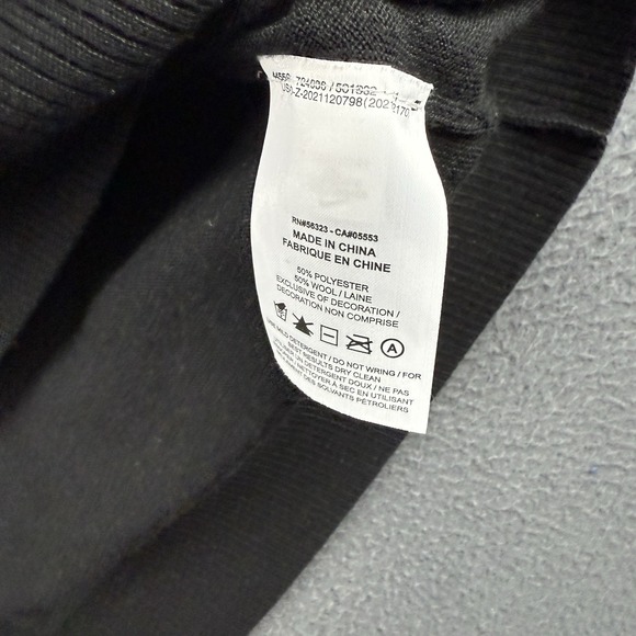 Nike Tiger Woods Sweater Men's 2XL Black Cleveland Cavaliers Wool TW CU9782-010 - Picture 8 of 12